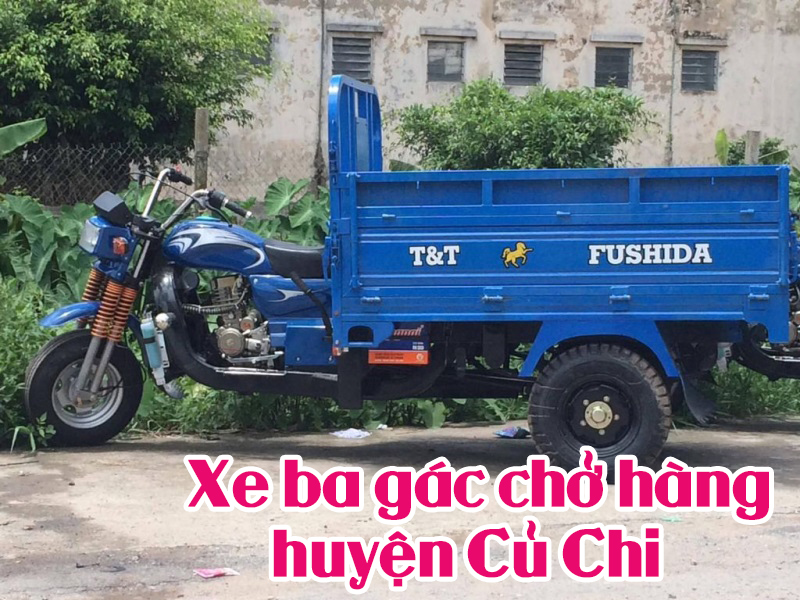 xe ba gác chở hàng huyện củ chi